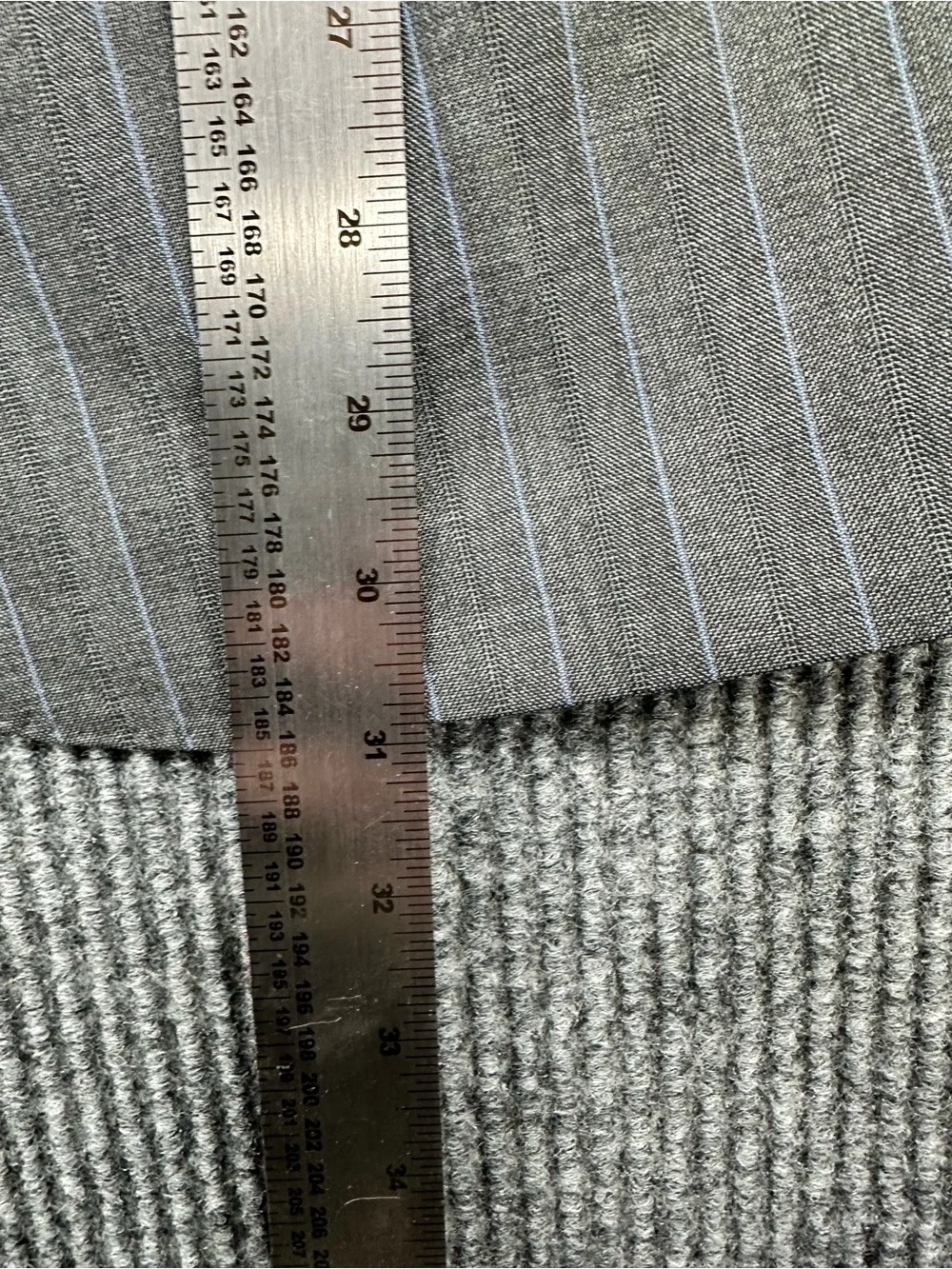 Peter Millar Simon Gray Pinstripe Wool Sport Coat Blazer 48R